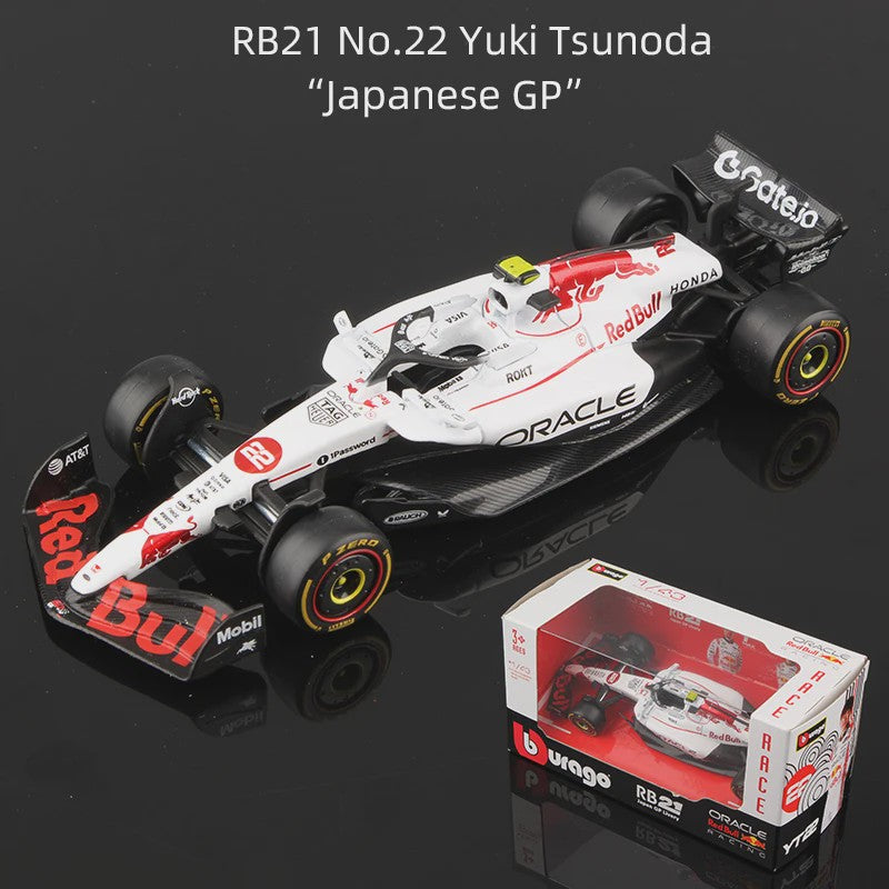 Bburago 1:43 Formule 1 Raceauto Model - Red Bull, Mercedes, Ferrari, McLaren