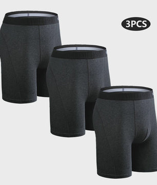 Set van 3 Heren Long Boxershorts - Comfortabel Katoen