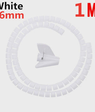 Flexibele Kabel Organizer Spiraal Beschermer - 2M/1M Lengte, 10mm/16mm Diameter