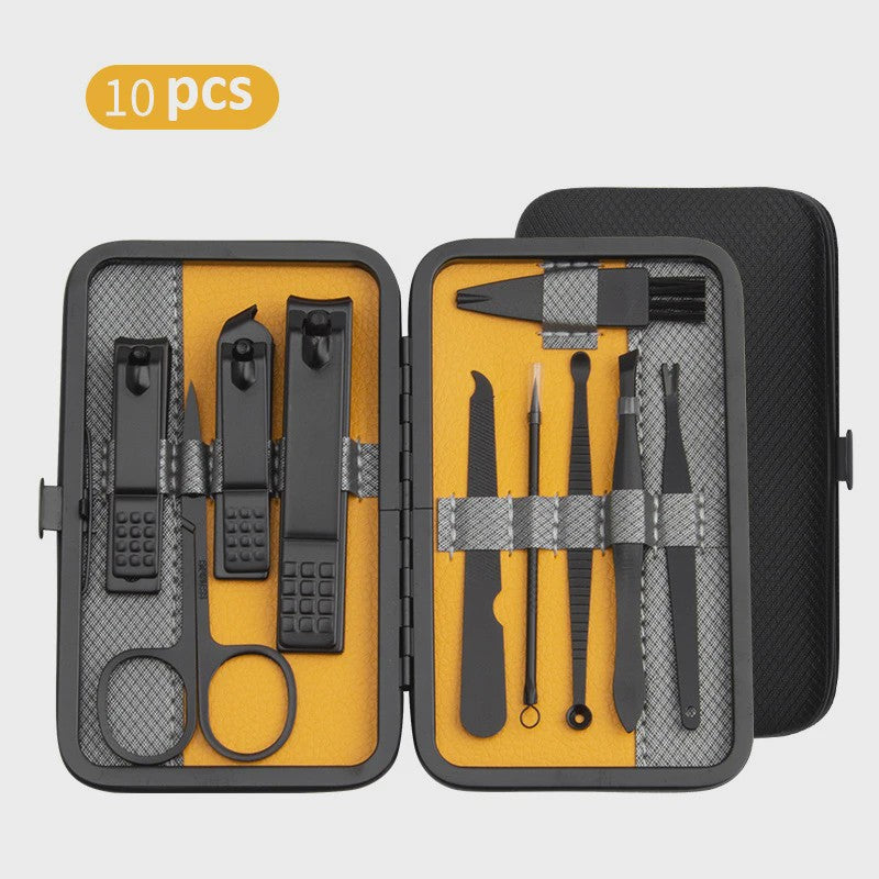 Professionele Manicure & Pedicure Set - 10/15/25 Stuks - Roestvrij Staal - Inclusief Draagbare Koffer