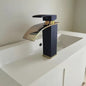 Moderne Waterval Kraan Zwart - RVS Wastafelkraan met Warm & Koud Water