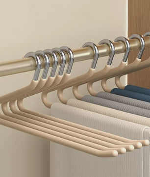 Anti-slip Gansvormige Broekenhanger - Ruimtebesparend Kledingrek voor Garderobe