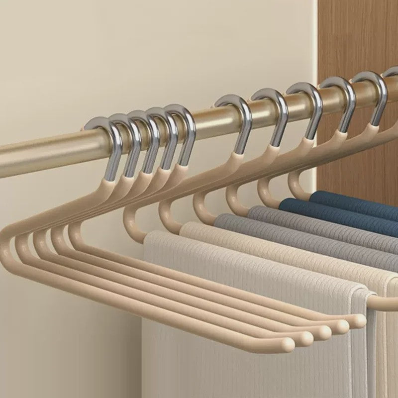 Anti-slip Gansvormige Broekenhanger - Ruimtebesparend Kledingrek voor Garderobe