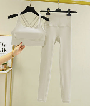 Dames Yogaset: Sport BH met Hoge Taille Legging - Squat Proof & Tummy Control