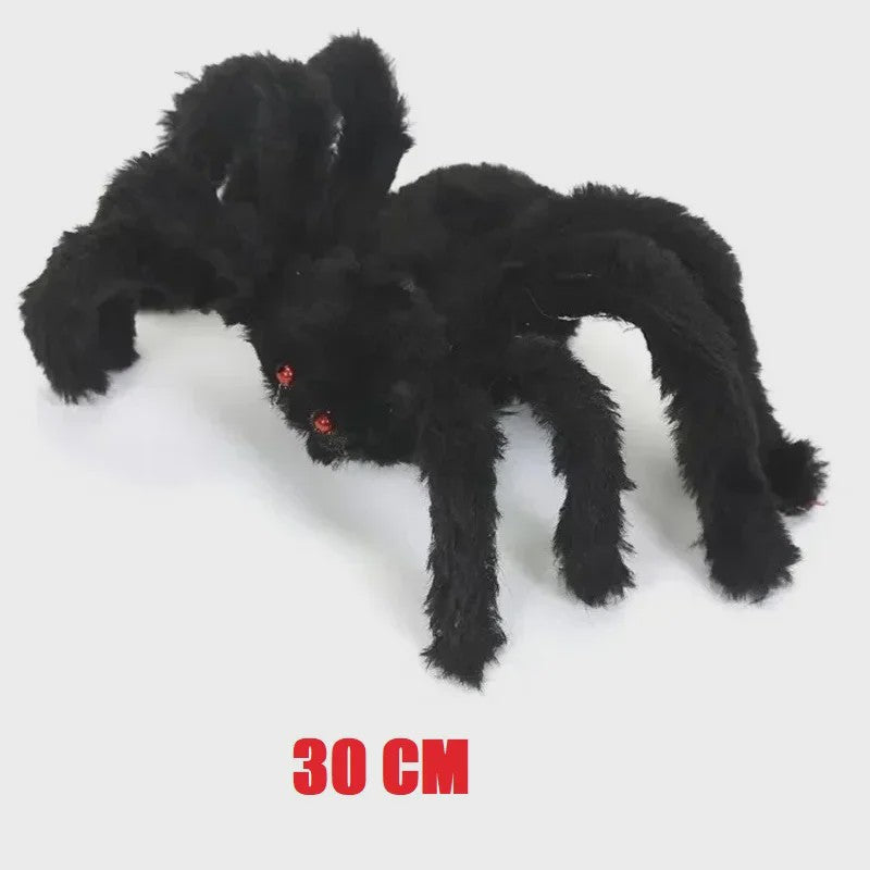 Enorme Pluche Spin Halloween Decoratie - 30cm tot 200cm