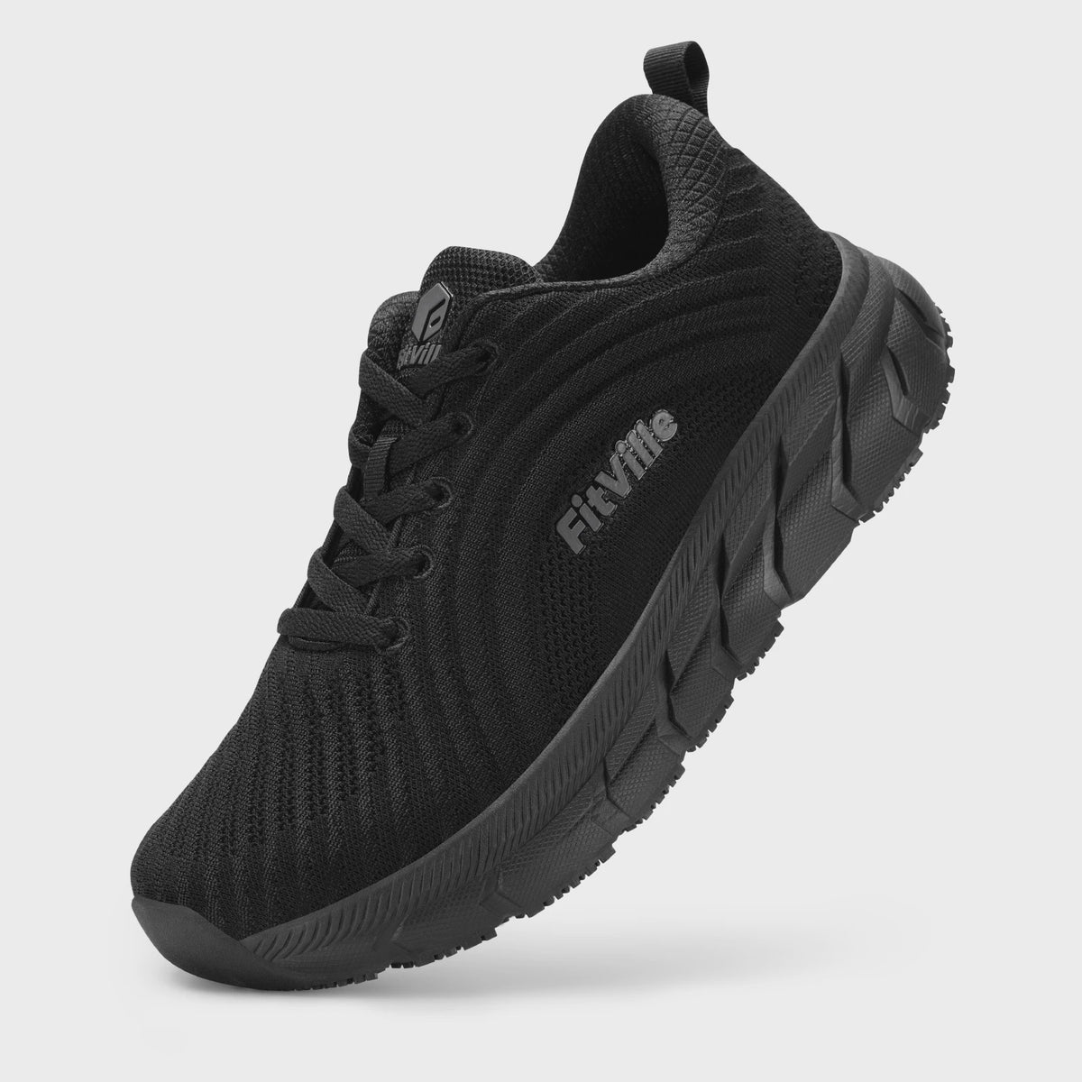 FitVille Extra Brede Hardloopschoenen voor Heren - Lichtgewicht, Ademend & Anti-slip