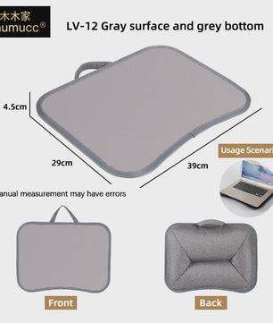 Multifunctioneel Laptop Bureau met Kussen en Schuimdeeltjes - Comfortabel Werken