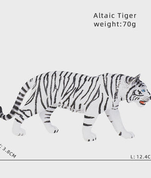 Realistische Wild Animal Speelgoed Set: Olifant, Leeuw, Cheetah, Tijger - Educatief Cadeau