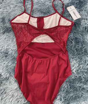 Elegante Ballet Leotard met Kant voor Dames - Perfect voor Dans en Yoga