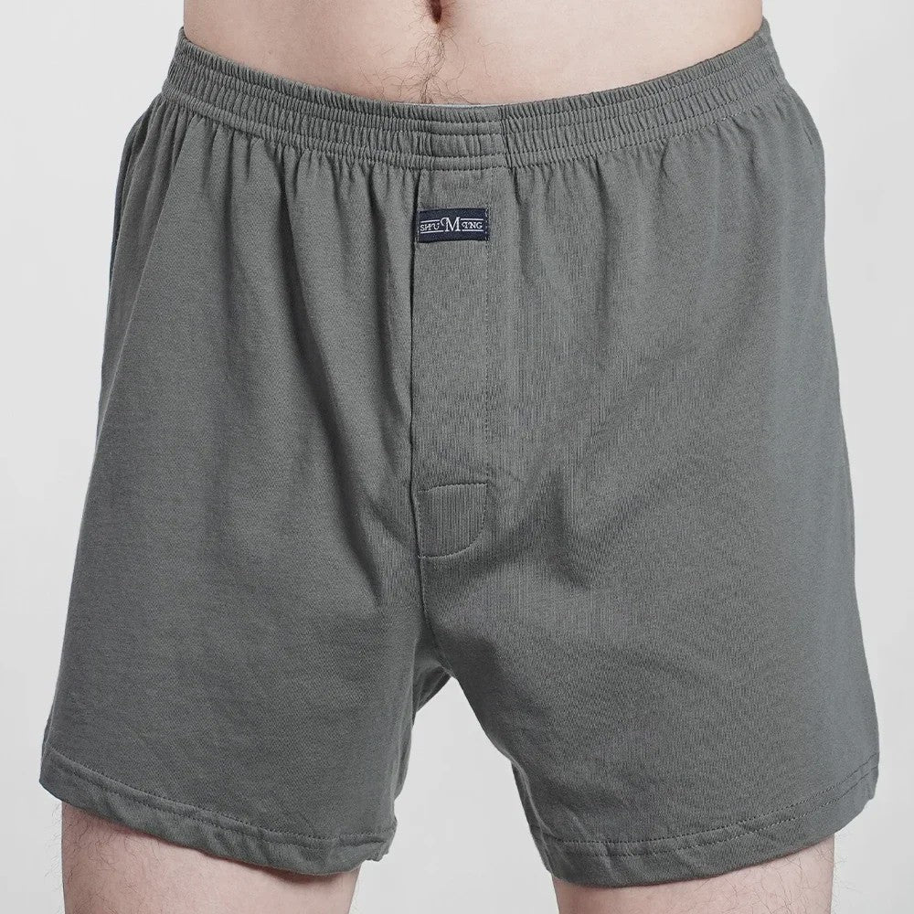 Herens Boxer Shorts van Puur Katoen - Comfortabel & Ruim - Geruit & Effen - Plus Size M-3XL
