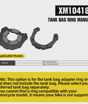 Rhinowalk Waterdichte Magnetische Motor Tanktas met Snelle Ontgrendeling - 6.5L