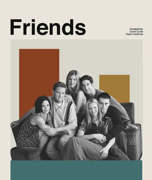 Iconische Film & TV Canvas Posters: Friends, Back to the Future, Pulp Fiction, The Godfather