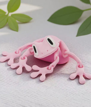 Bewegende 3D Geprinte Boomkikker - Decoratie & Bureau Speelgoed