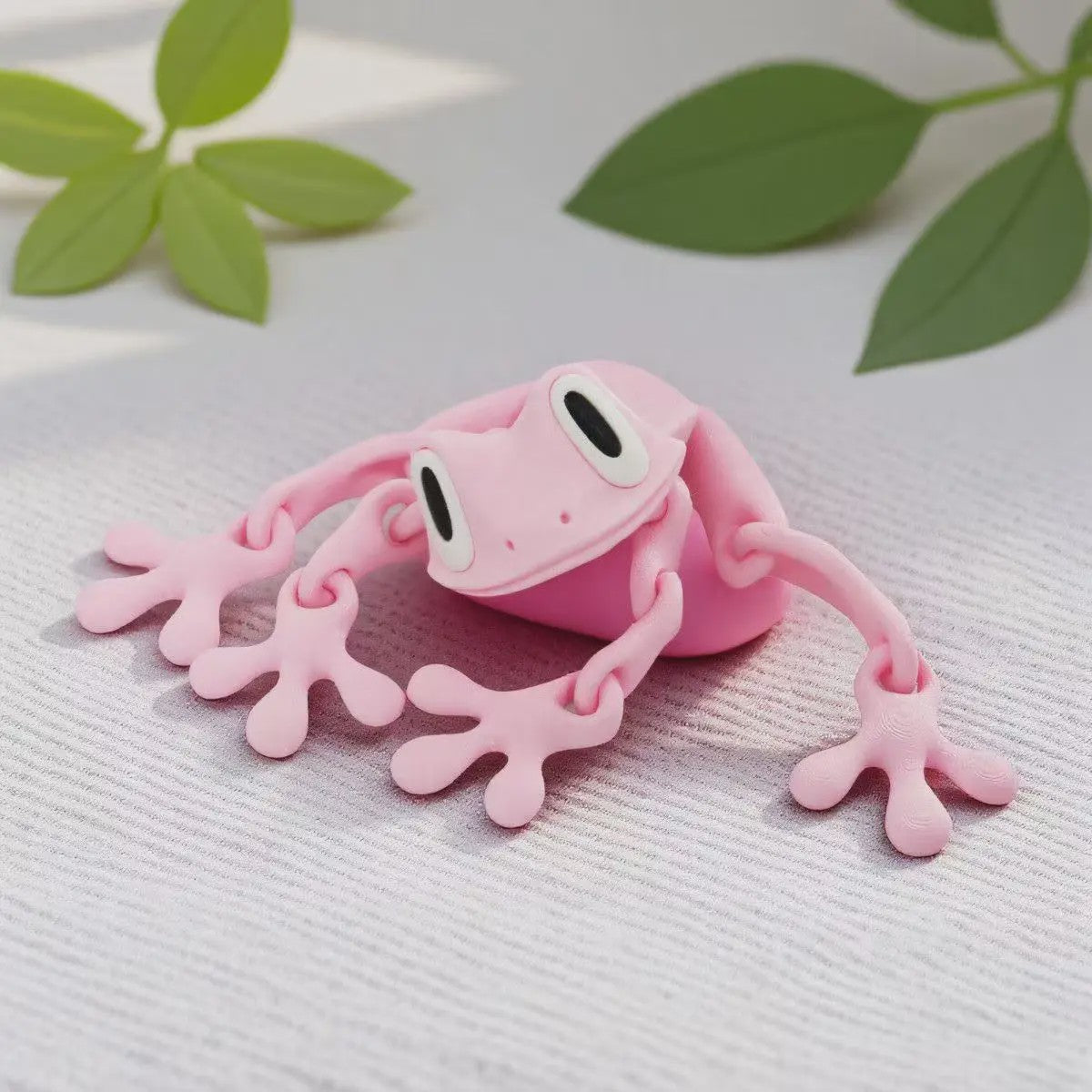 Bewegende 3D Geprinte Boomkikker - Decoratie & Bureau Speelgoed