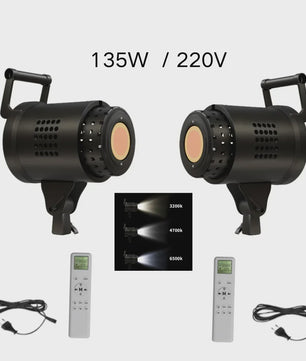135W Bowens LED Studio Lamp met 90cm Honeycomb Softbox & Statief
