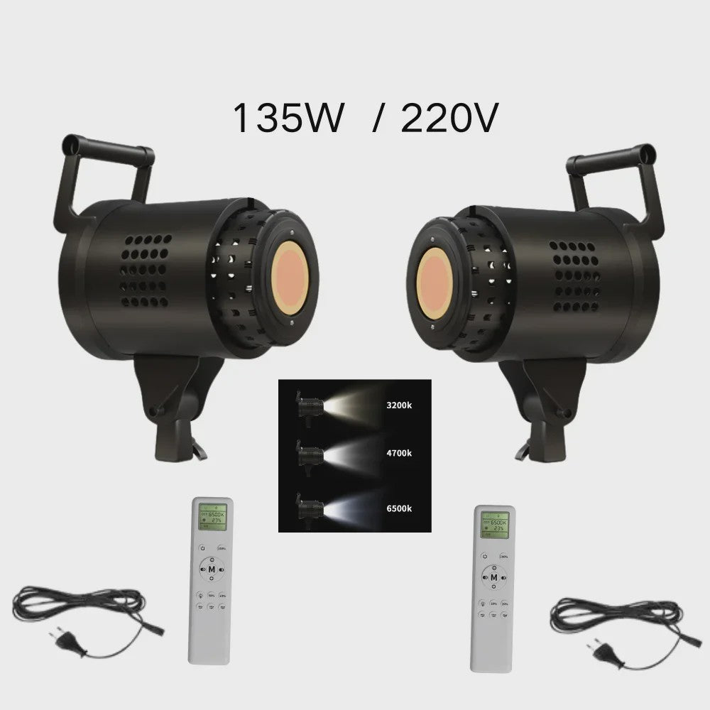 135W Bowens LED Studio Lamp met 90cm Honeycomb Softbox & Statief