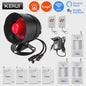 KERUI Slimme WiFi Sirene Alarm - 110dB Luide Luidspreker met Bewegings- en Deur/Raam Sensoren