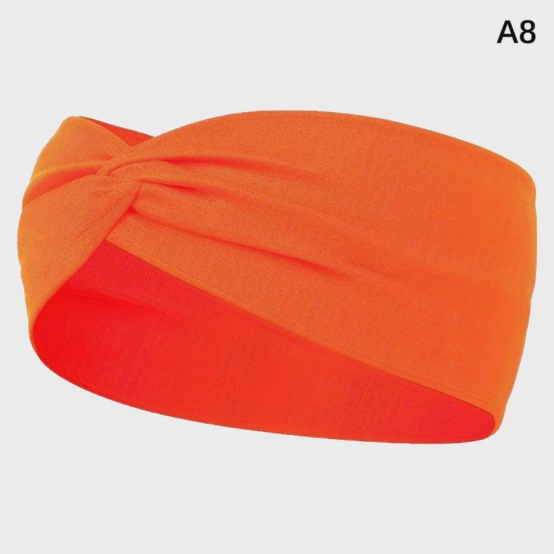 Brede Elastische Sport Hoofdband - Zweetabsorberend & Antislip voor Dames