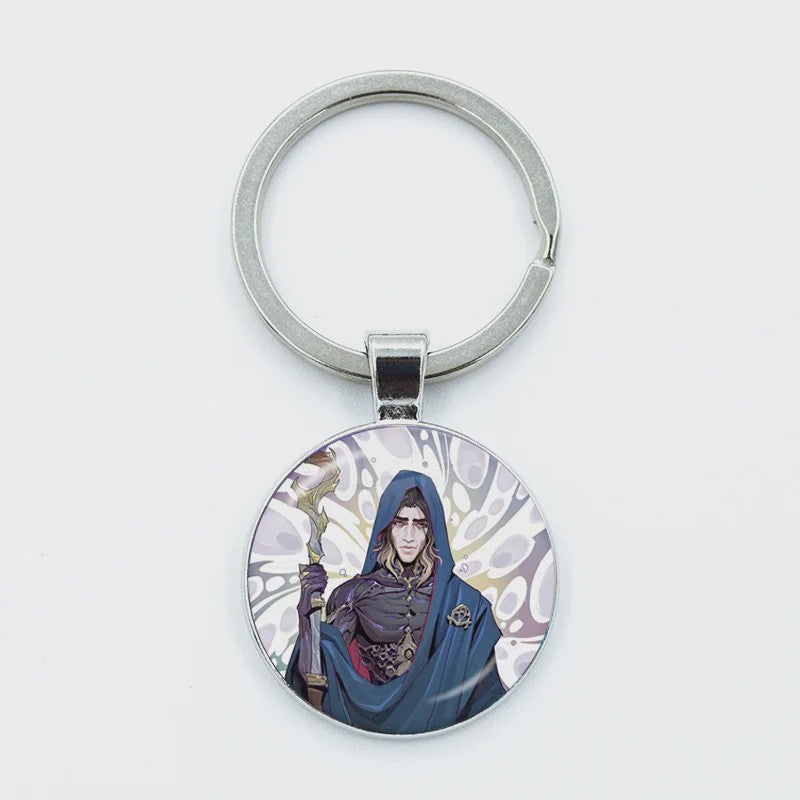 League of Legends Jinx Anime Glazen Hanger Sleutelhanger - Uniek Cadeau voor Fans