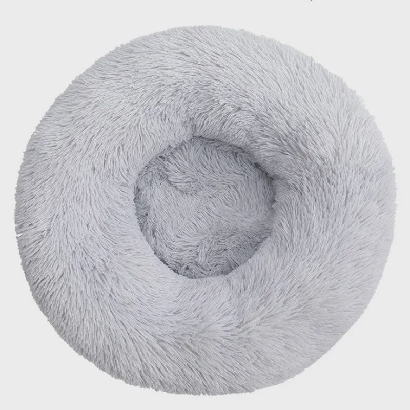 Luxe Pluche Hondenkussen & Kattenmand - Rond, Extra Zacht & Warm - 40-90cm