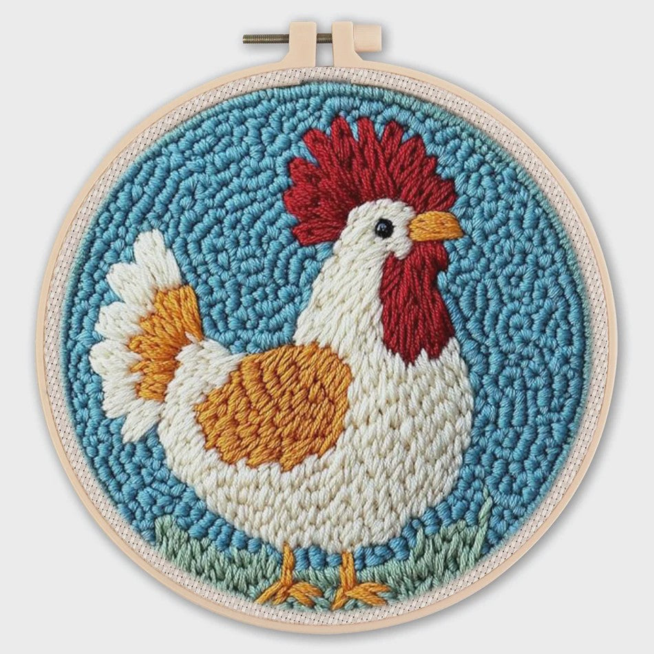 Punch Needle Borduurpakket - Dieren & Patronen - DIY Knutselset voor Beginners