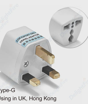 Universele Reisadapter AU/UK/US naar EU Type E/F - Stopcontact Omvormer