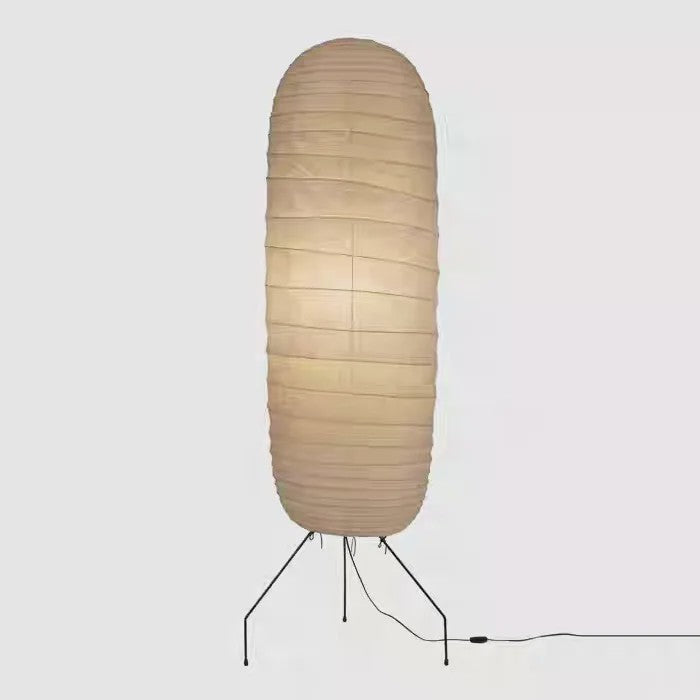 Akari Noguchi Stijl Verticale Vloerlamp - Japans Design Rijstpapier