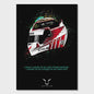 Iconische F1 Racer Helm Poster - Ayrton Senna Formule 1 Muurdecoratie