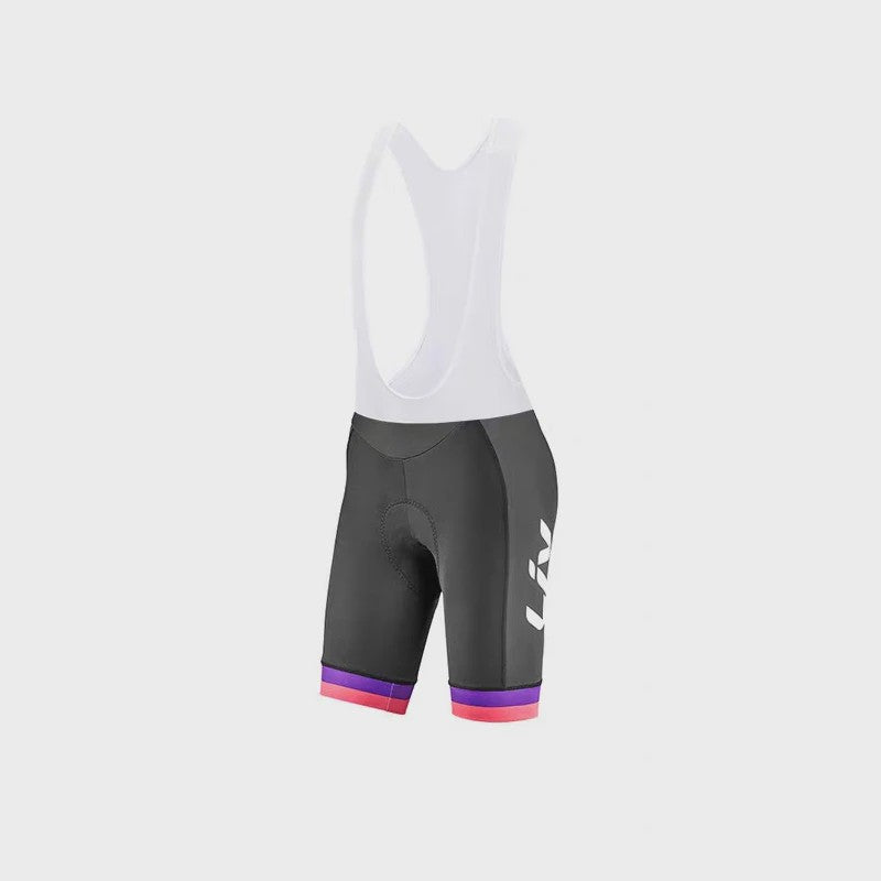 LIV Dames Fietsset Zomer - Korte Mouwen Jersey & Bibshort - Sneldrogend