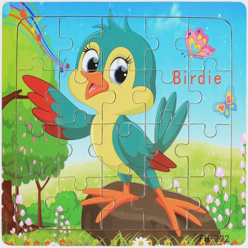 Houten 3D Puzzel Set - 20 Stuks - Dieren & Voertuigen - Educatief Montessori Speelgoed voor Kinderen 3-6 Jaar