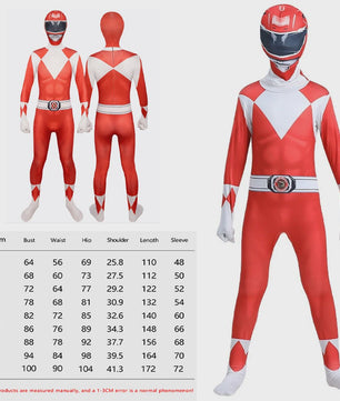 Samurai Sentai Shinkenger Rangers Cosplay Jumpsuit - Compleet Ranger Kostuum