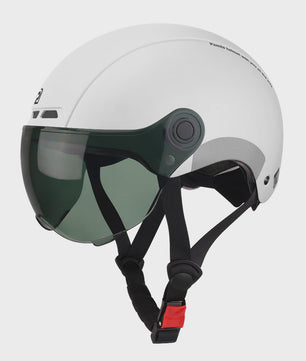 PEMILA Fietshelm Volwassenen met Vizier, Oorbescherming & Reflectie - Veilig & Comfortabel
