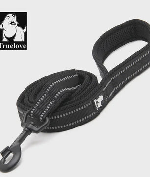 Truelove Zachte Hondenriem 200cm - Reflecterend Nylon Mesh, Gevoerd, voor Puppy tot Grote Hond/Kat