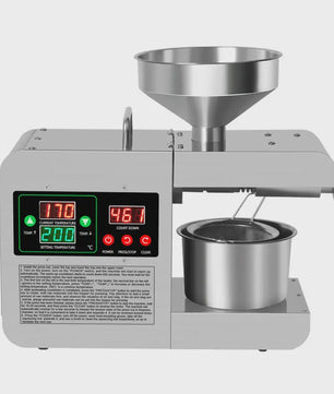 Automatische Oliepers Machine - Koud & Warm Persen voor Huishoudelijk Gebruik