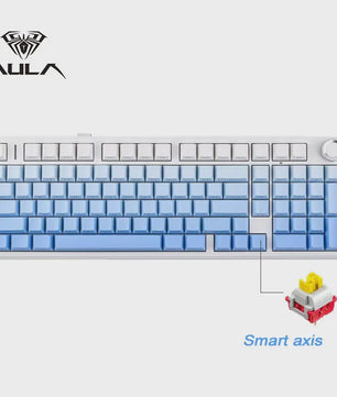 AULA F99PRO Mechanisch Gaming Toetsenbord - 99 toetsen, 3 Modi, Hot-Swappable, Gasket Structuur, Media Knop