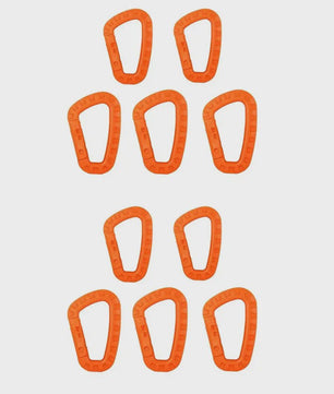 Tactische Karabijnhaak Clips D-Ring Gespen - Set van 1-10 Stuks voor Outdoor & Backpacking