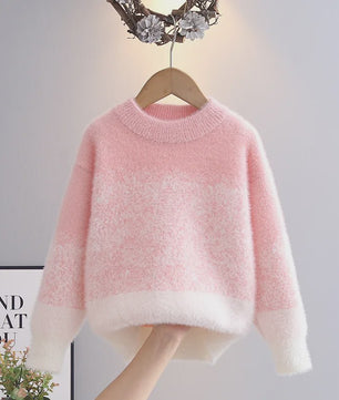 Schattige Gebreide Trui voor Meisjes - Elegante Winterkleding voor Kinderen