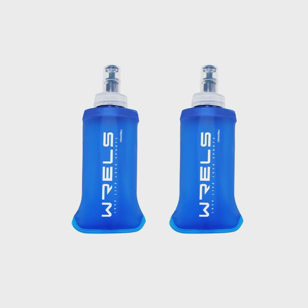Opvouwbare Siliconen Waterfles 500ml met Rietje - BPA-vrij voor Sport & Reizen