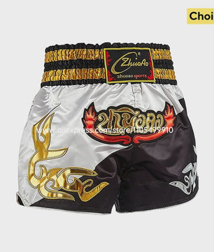 Muay Thai Bokshort Satin met Mesh Panel - Unisex & Kinderen