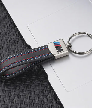 Luxe Lederen Sleutelhanger BMW M - Sportief Design voor BMW 1-7 Serie, X1-X7