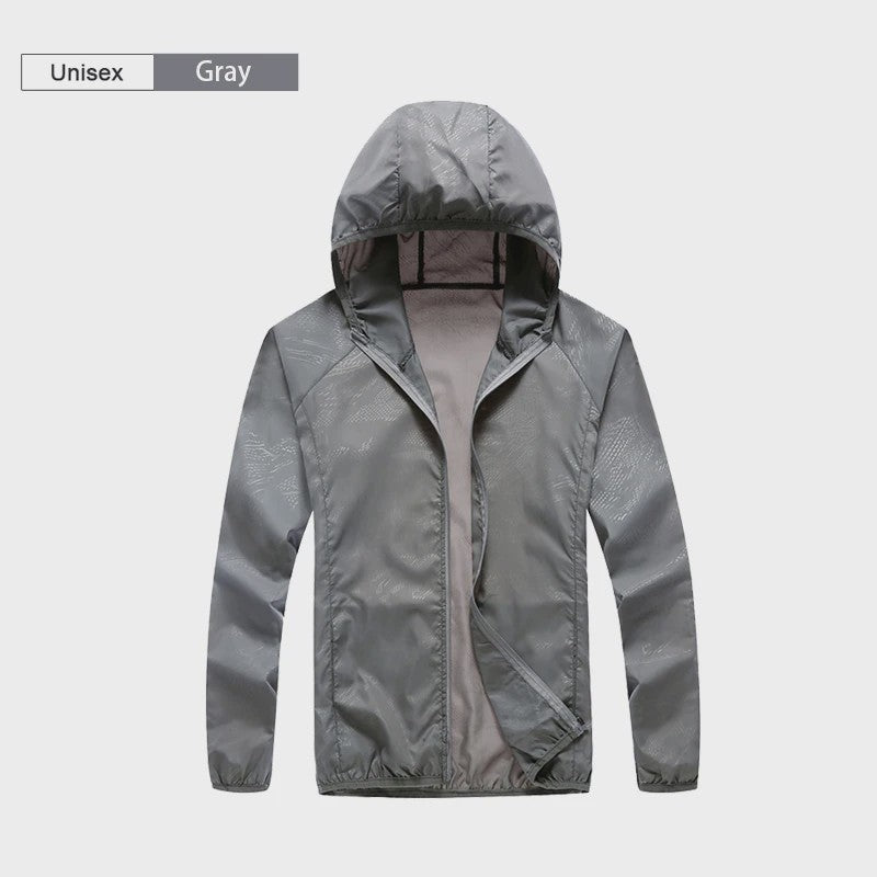Unisex Waterdichte Outdoor Jas - Lichtgewicht Windjack met UV Bescherming
