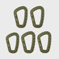 Tactische Karabijnhaak Clips D-Ring Gespen - Set van 1-10 Stuks voor Outdoor & Backpacking