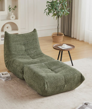 Moderne Chenille Togo Fauteuil - Comfortabele Lounge Stoel met Memory Foam