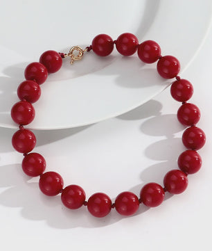 Handgemaakte Retro Acryl Ketting met Grote Kleurrijke Kralen - Statement Choker