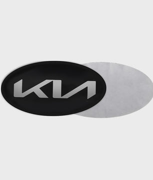 Stuurwiel Embleem Badge Sticker voor KIA Modellen (6.1x3.2cm)