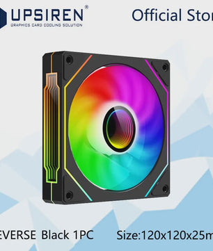UPSIREN UF-1 PRISM 4 PRO 12cm ARGB PWM PC Ventilator - Stille Koeling met Grote Luchtstroom