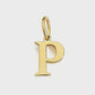 Gouden Initiaal Bedel - Roestvrij Staal - DIY Ketting Bedeltje A-Z