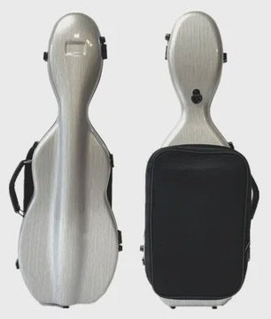 Luxe Carbon Fiber Vioolkoffer - Lichtgewicht & Duurzaam met Dubbele Draagband