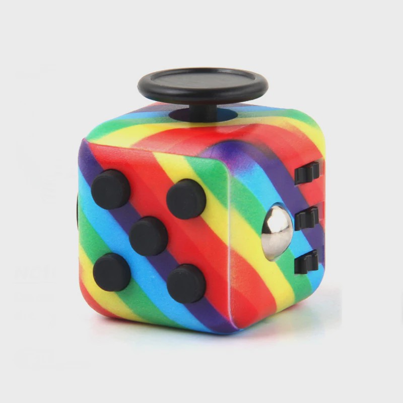 Fidget Cube & Dodecahedron: 6/12 Zijden Stressverlichter & Sensorisch Speelgoed