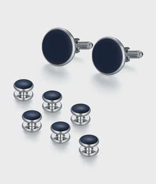 Set Manchetknopen en Tuxedo Studs voor Heren - Stijlvolle Accessoires voor Bruiloft en Feest